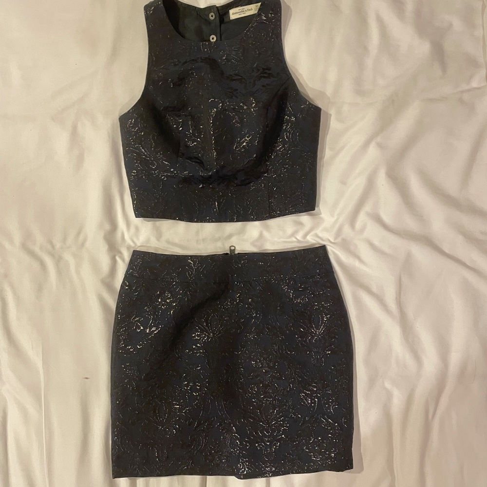 Abercrombie & Fitch 2-piece top and mini skirt.